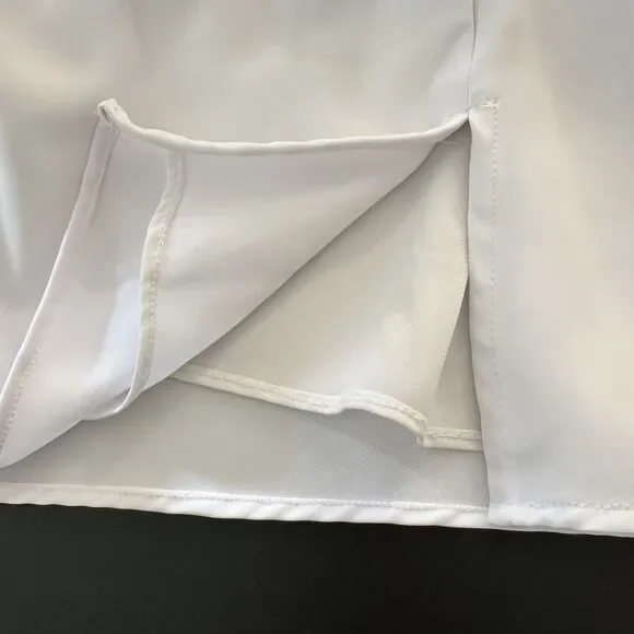 NWT Abercrombie & Fitch MEDIUM White Lined Strapless Top NEW - Picture 9 of 10